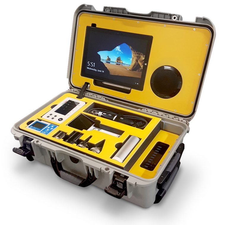 Rugged kitted case with custom foam interior