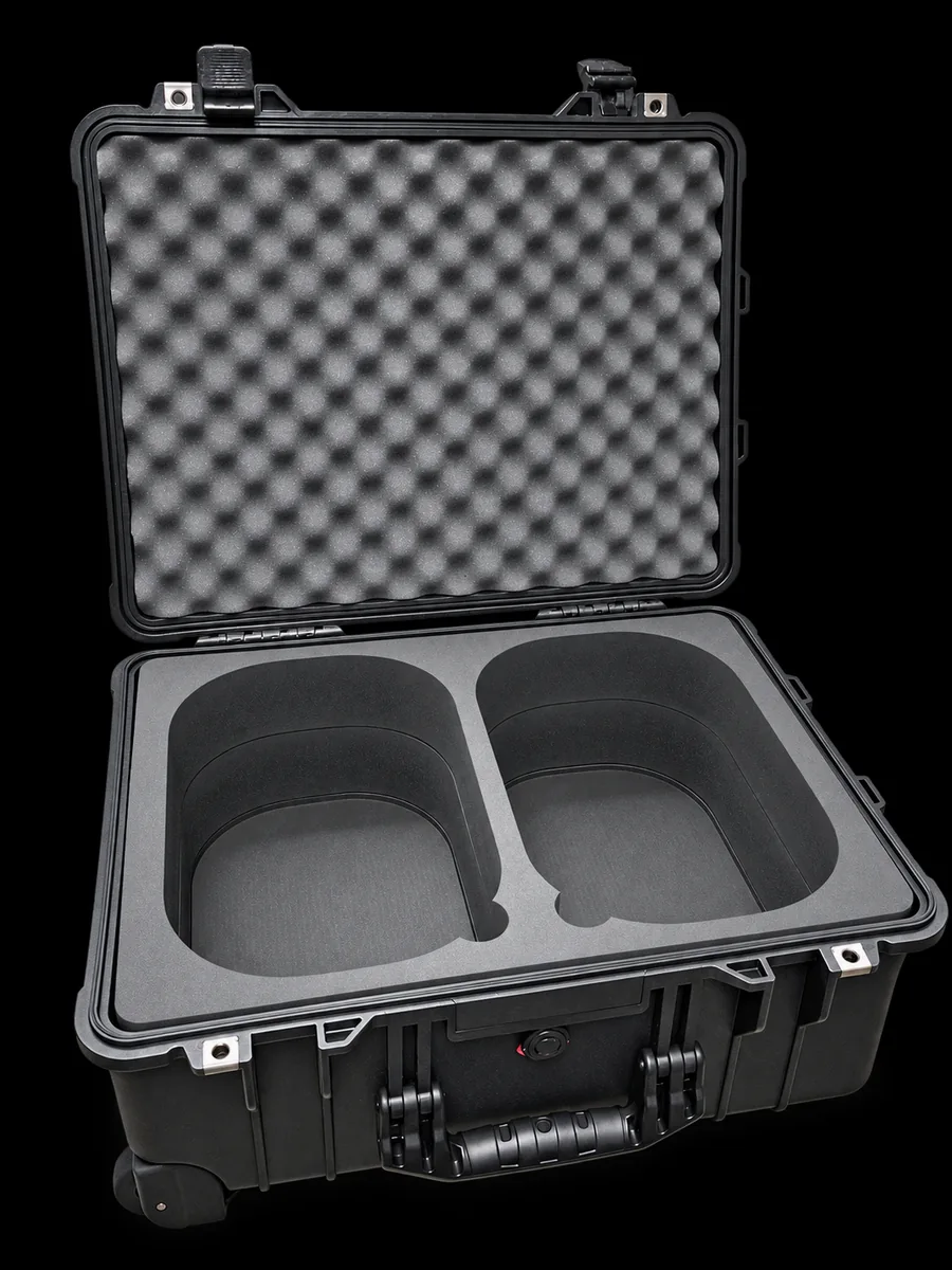 Rugged case with custom foam insert